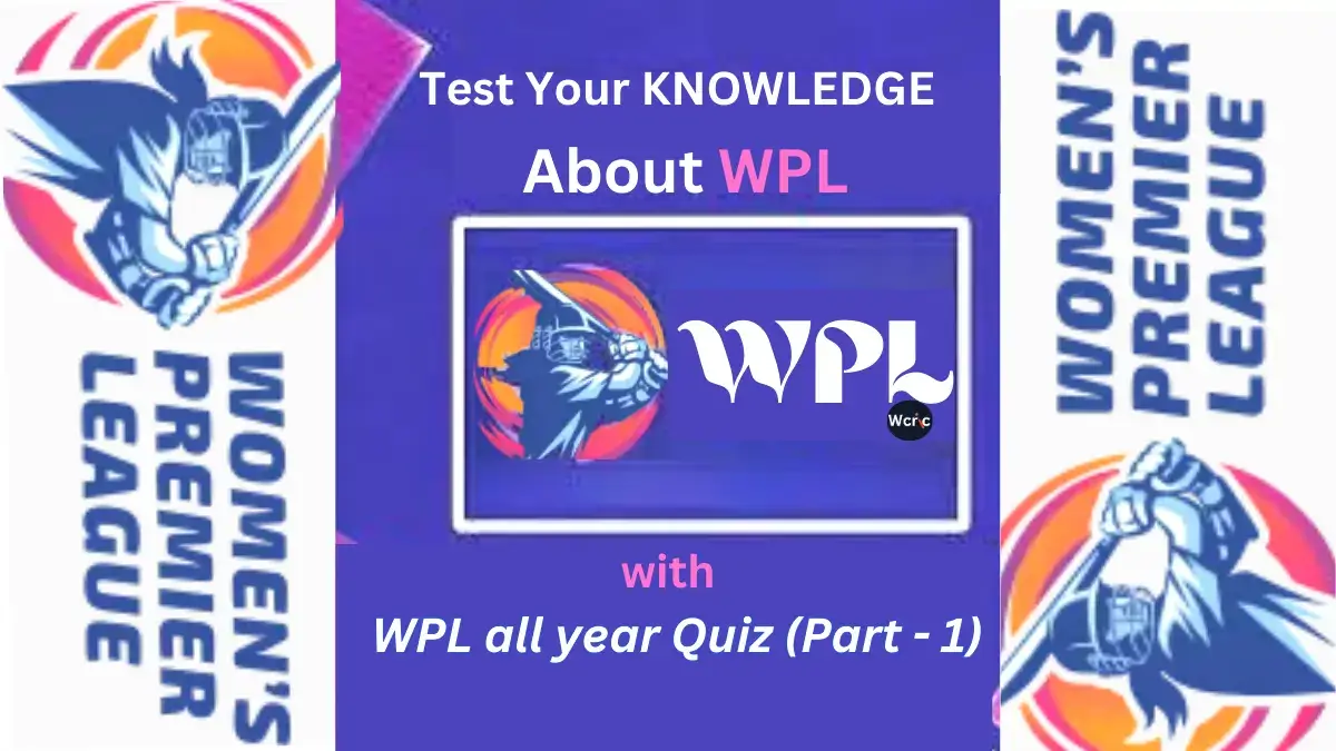 WPL all year Quiz Part 1 | TATA WPL Quiz all year (Part -1) 🤯😯