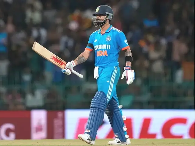 virat kohli got out against Sri Lanka in ODI 2024