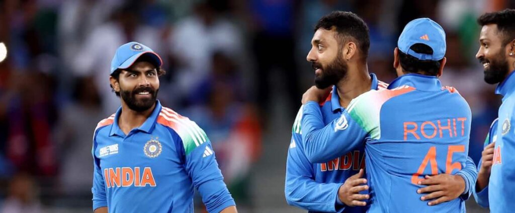 Team Indian Spinners_ Rohit_Sharma_Varun_Chakaravarthy_Jadeja_