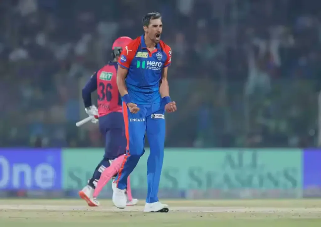 Mitchell-Starc-incredible-bowling-dc-vs-rr-ipl-2025
